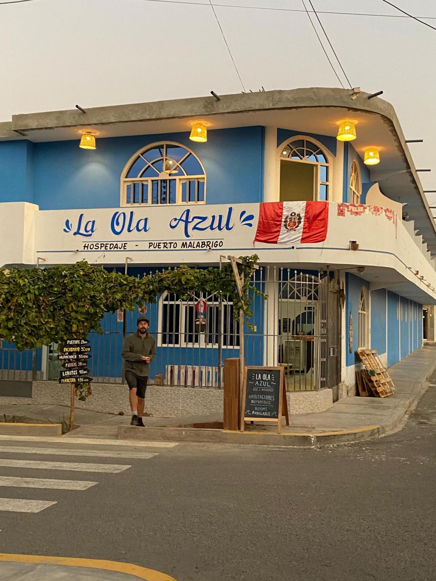 Hospedaje La Ola Azul Пуэрто Чикама Экстерьер фото